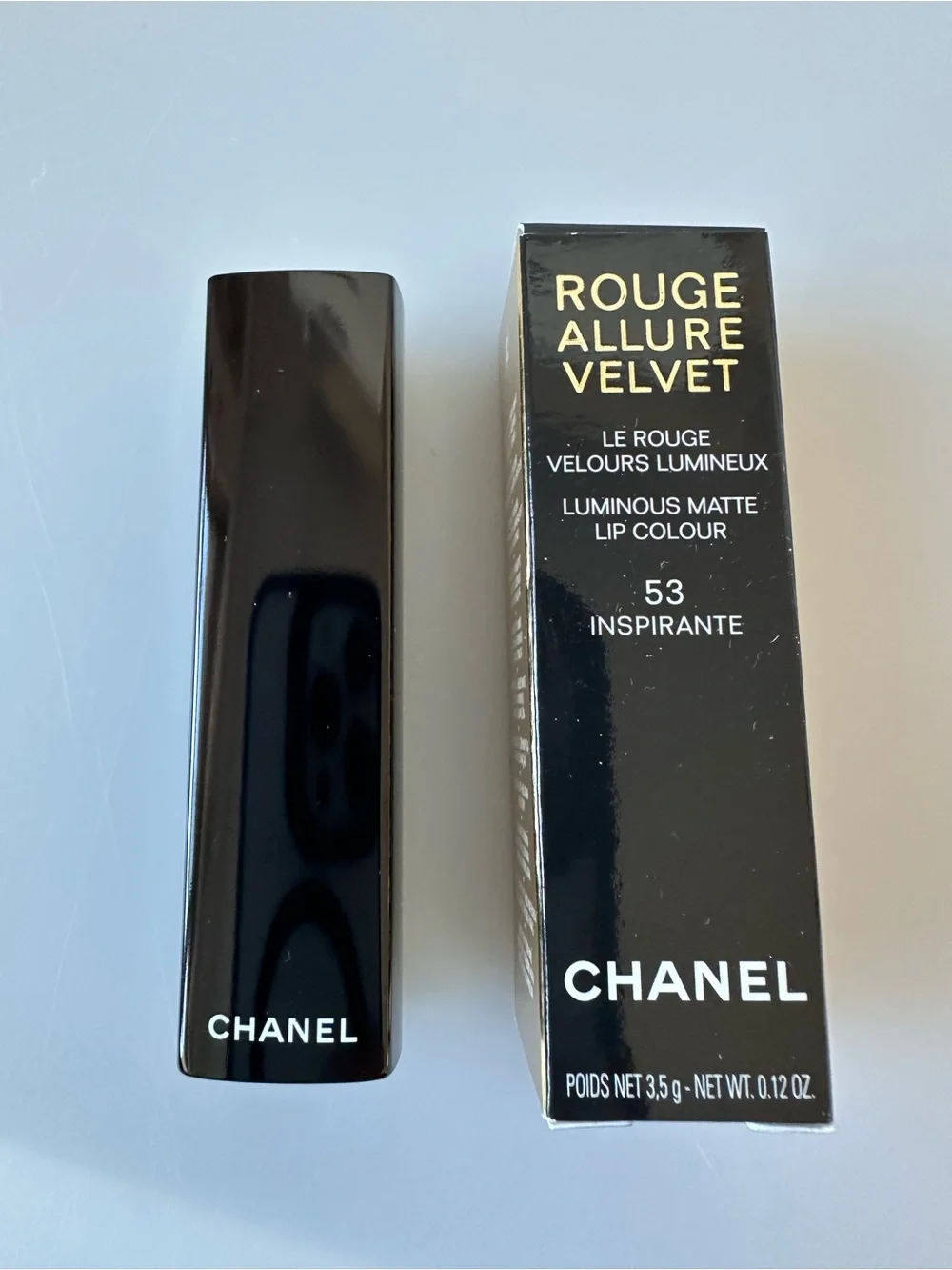 NWT CHANEL Rouge Allure Velvet Lipstick #53 Inspirante Luminous Matte - Picture 4 of 10